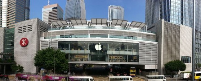 看看香港Apple Store旗舰店的庐山真面目_手机