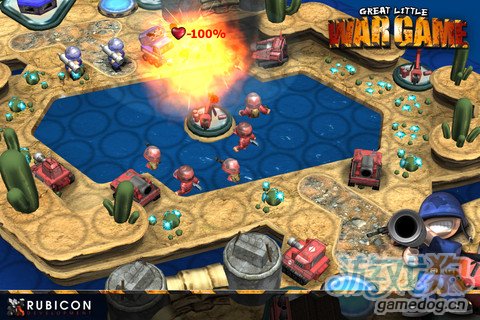 3D風格的回合製戰棋遊戲《小小大戰爭高清版》
