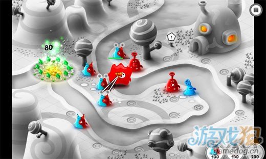 Android塔防类游戏《果冻防御》外星果冻大作战