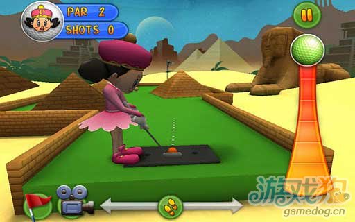 Android平台3D迷你游戲推薦《冒險高爾夫王》
