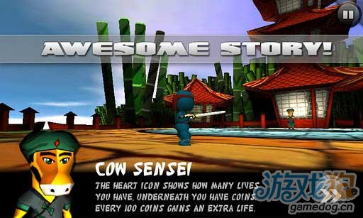 iPhone移植3D動作遊戲遊戲推薦《忍者小子》