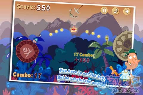 iPhone横版过关游戏:海盗的宝藏3 将跳跃做到极致