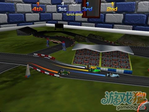 争当四驱小子iOS赛车游戏《插槽车竞速》免费下载