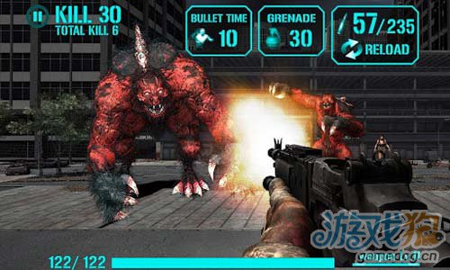 《枪火僵尸》(iGun Zombie-Reloaded)游戏画面