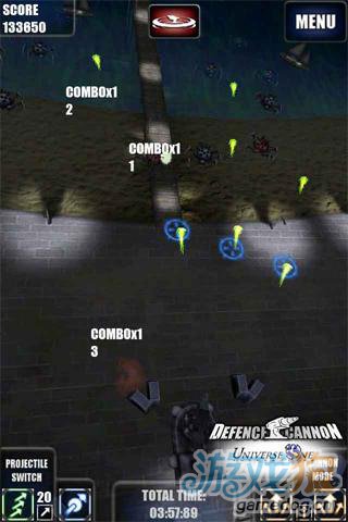 《重炮塔防》（Defence Cannon）游戏画面