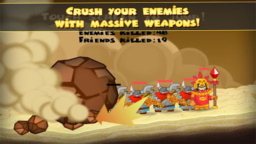 《剑与勇士》（Swords and Soldiers）游戏画面