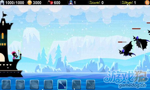 《屠龍獵手之破冰》（Dragon Hunter Ice）遊戲畫面