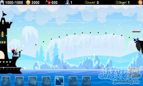 《屠龍獵手之破冰》（Dragon Hunter Ice）遊戲畫面