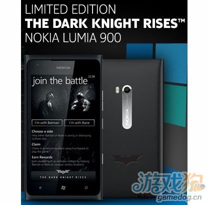 諾基亞Lumia 900蝙蝠俠黑暗騎士限量版本週五上市