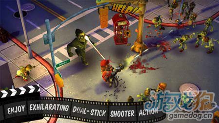 動作遊戲：殭屍小鎮從殭屍中殺出血路2