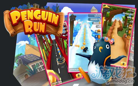 安卓動作遊戲:企鵝跑酷Penguin Run v1.0試玩評測2