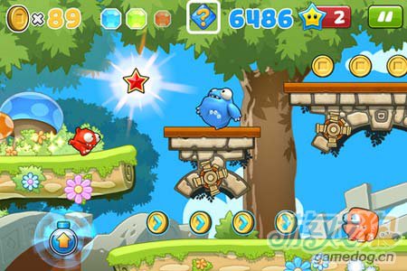 可愛卡通跑酷遊戲：非常跳躍Mega Run 就是愛奔跑2