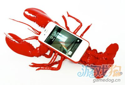 神奇的龙虾iPhone手机套吧