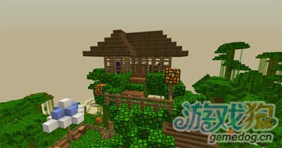 我的世界创意树屋建筑欣赏
