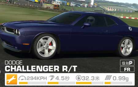 真实赛车3赛车大全之道奇challenger r/t