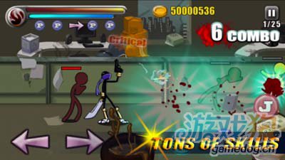 火柴人动作过关游戏:坚持战斗安卓试玩