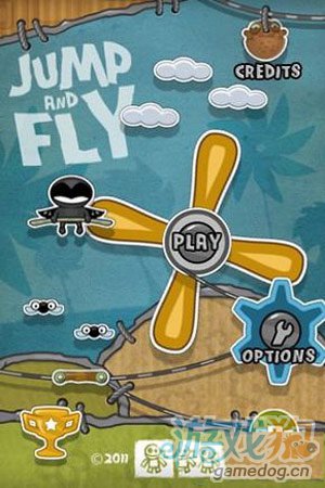 2D剪纸风游戏：跳跃与飞行iPhone版试玩7