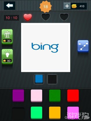 疯狂猜图bing两种颜色答案1