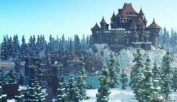 我的世界建筑物之恐怖堡_游戏狗我的世界专区