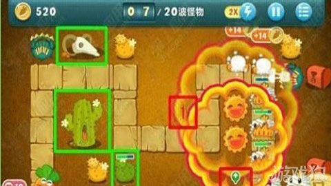 保卫萝卜沙漠6攻略金萝卜全图文过关