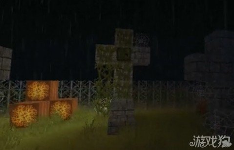我的世界建筑万圣节庄园教学视频_游戏狗我的