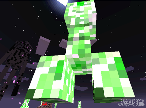 我的世界关于苦力怕截图对比