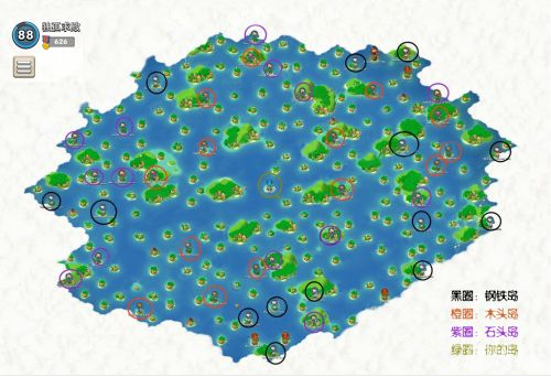 海岛奇兵资源岛分布图最新分享攻略
