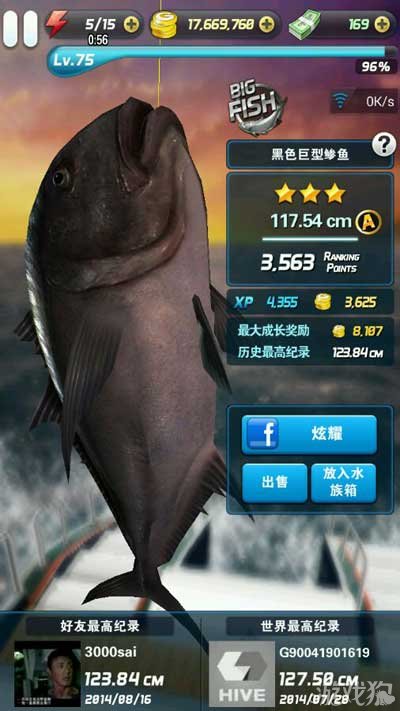 黑色巨型鲹鱼