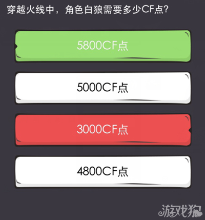 么么答CF中角色白狼相关问题攻略