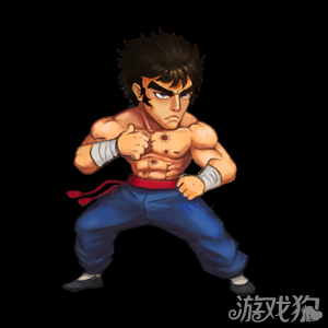 这款游戏中有这很多的日本动漫英雄比如就有在北斗神拳中的主角健次郎