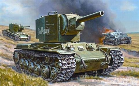 3d坦克争霸地狱火与当前最强kv2对比