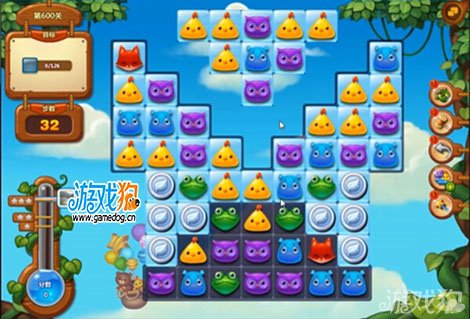 开心消消乐如何查看移动地板变化的方向_游戏