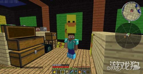 我的世界建筑小技巧:趣味大黄鸭旗帜