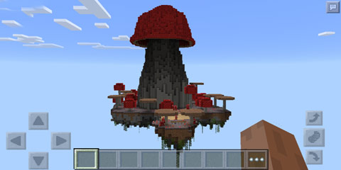 我的世界蘑菇的世界 空之界巨型蘑菇岛
