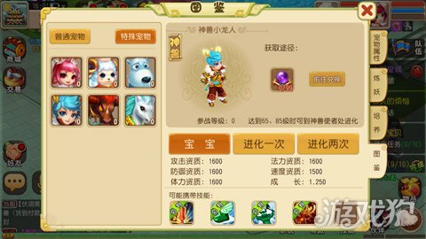 仙灵世界神兽小龙人高级进阶玩法_仙灵世界_