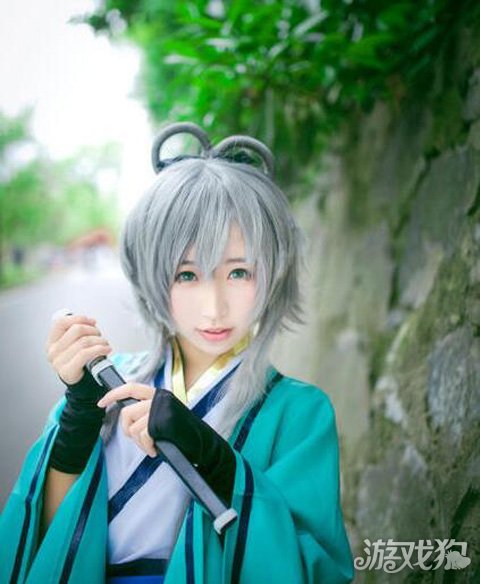 软萌可人洛天依cosplay相当卡哇伊