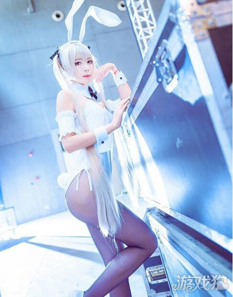 cosplay兔女郎漫展,cosplay玩家综艺节目 西安漫展穹妹兔女郎cosplay美到爆