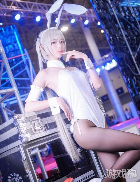 西安漫展穹妹兔女郎cosplay美到爆