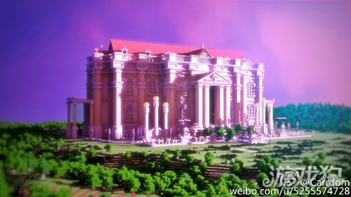 我的世界欧式风格城堡 carrdom建筑作品欣赏