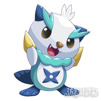 水水獭 御三家之水水獭,可由水水獭进化为双丸,后者再进化为