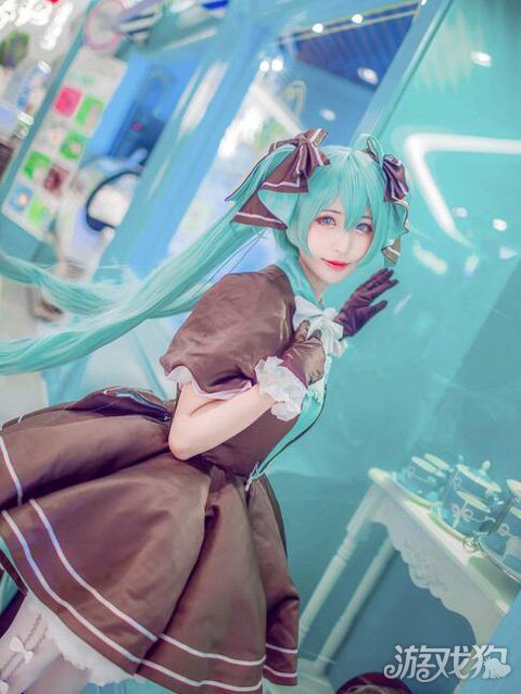 vocaloid初音未来cosplay 清纯妹子惹人爱