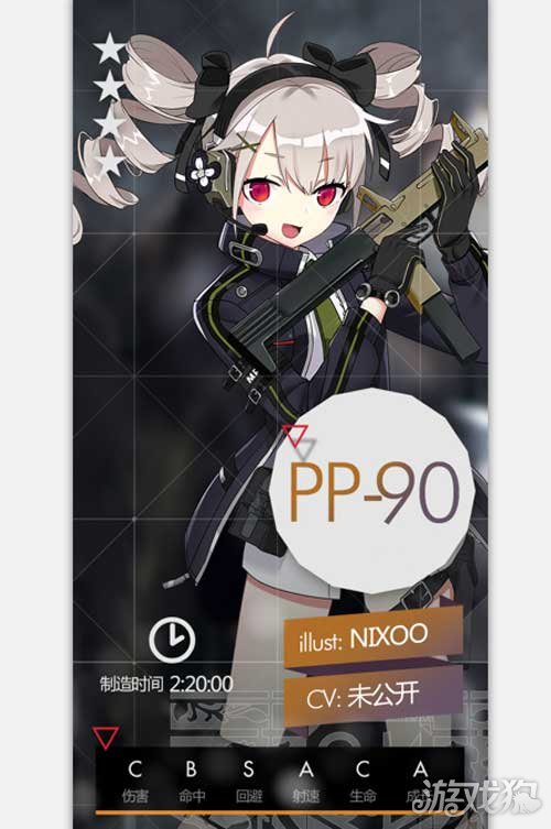 少女前线SMG新战术人形枪娘PP-90简介