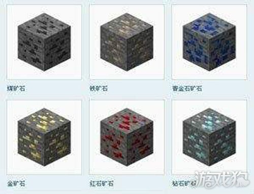 我的世界矿石的种类以及矿石的用途