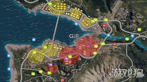 绝地求生大逃杀G港的资源点分布详细说明_游