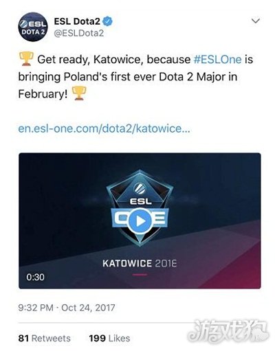 ESL卡托维兹Major公布 三大电竞联合开战_游