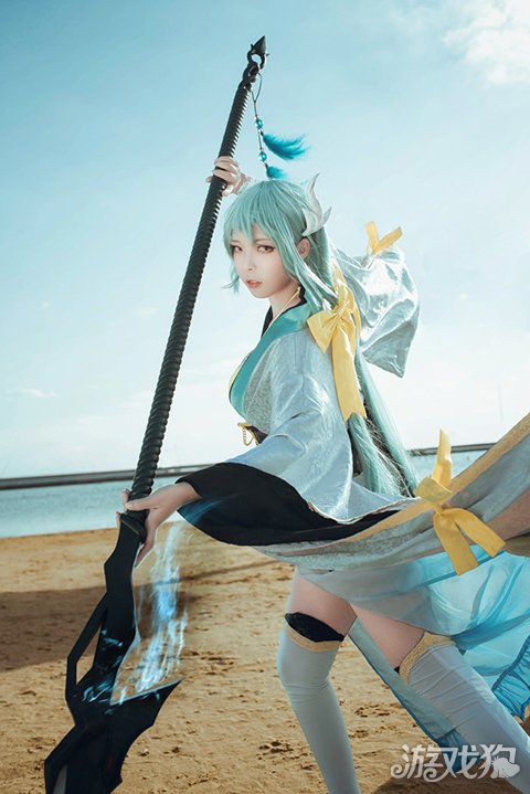 FGO泳装清姬COS 身材火辣情热炎夏