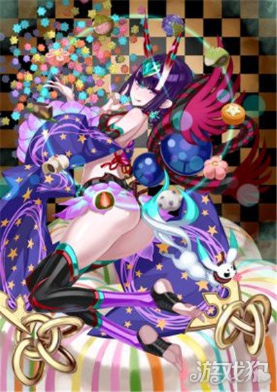 fgo4星限定从者酒吞童子 酒吞童子满破立绘