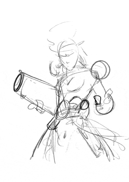 炉石传说 ></p></a> 正文    附上一张守日者塔林姆的草图,你们更喜欢那一副呢