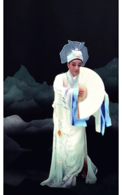 「梁祝动作捕捉」恩师茅威涛亲自参与婉儿皮肤的动态捕捉,在一招一式