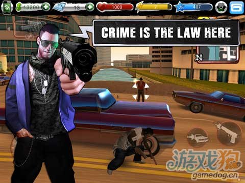 Gameloft旗下沙盒式iOS免费游戏《Urban Crime》